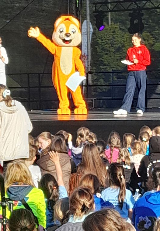 Maskottchen Freddy